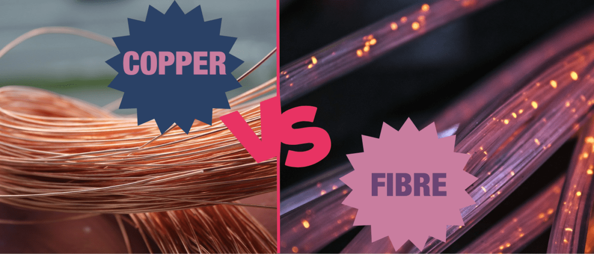 Copper vs Fibre, does fibre come through the phone line?